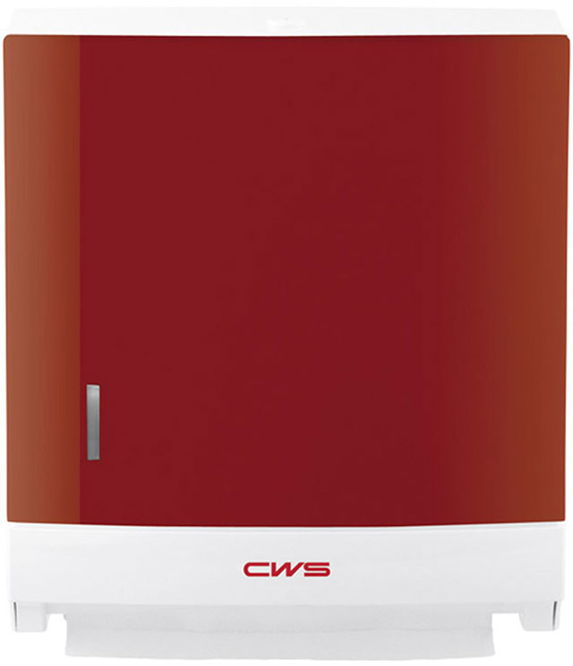 CWS-boco Pojemnik na ręczniki papierowe składane CWS-boco plastik czerwony