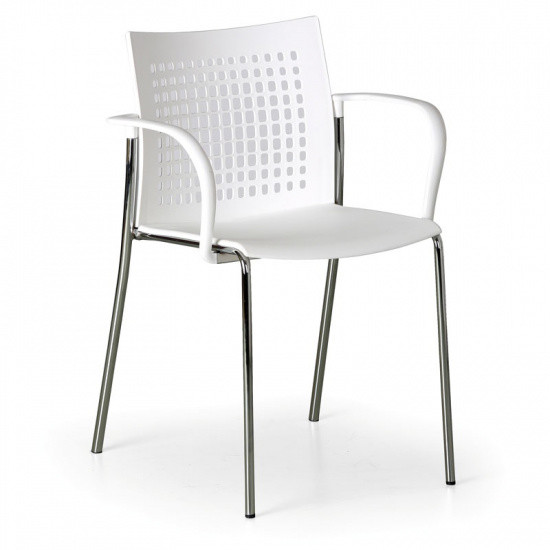 B2B Partner Krzesło kuchenne COFFEE BREAK, białe NC508A/20#