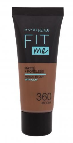 Maybelline Fit Me! Matte + Poreless podkład 30 ml 360 Mocha