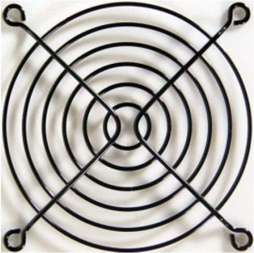 Ohne hersteller Osłona wentylatora 92mm czarna FGR-92B (FGR92B)