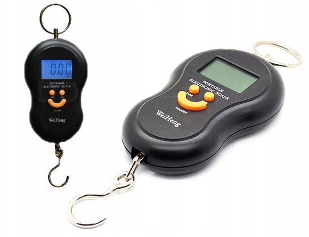 Waga Wędkarska Hakowa Bagażowa Podróżna LCD 50kg