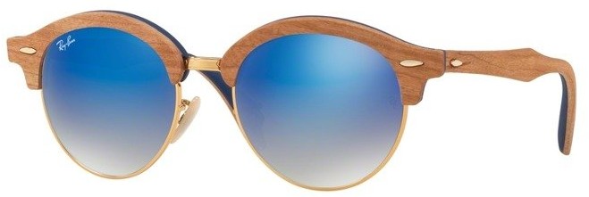 Ray Ban Okulary Przeciwsłoneczne RB 4246M Clubround Wood 11807Q