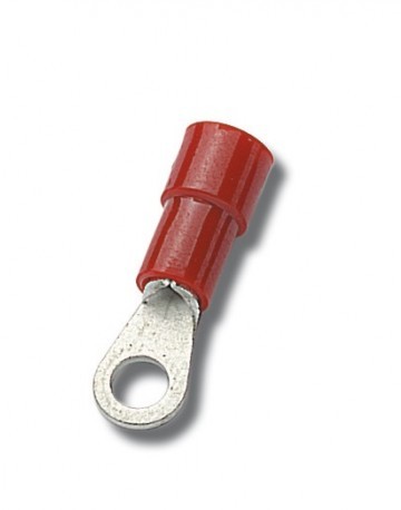 EM GROUP 100 sztuk Końcówki izolowane oczkowe 1,5 mm M6 9451 EM00131