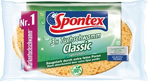 Spontex spontex ręcznik gąbką, Super chłonący gąbki używany do wielu różnych obszarów zastosowań, Classic, , , 201752
