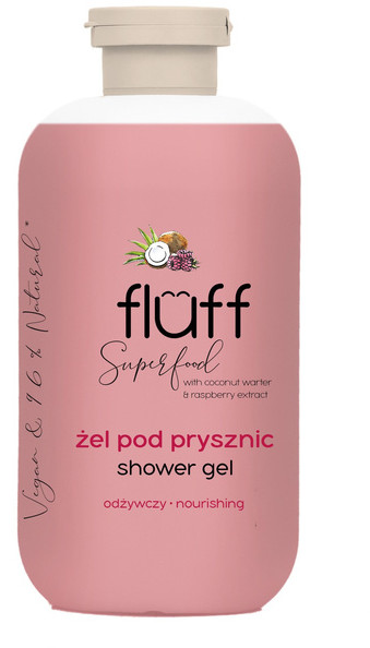 Fluff Fluff żel pod prysznic kokos i malina 500ml