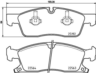 BREMBO P 37 022 P 37 022