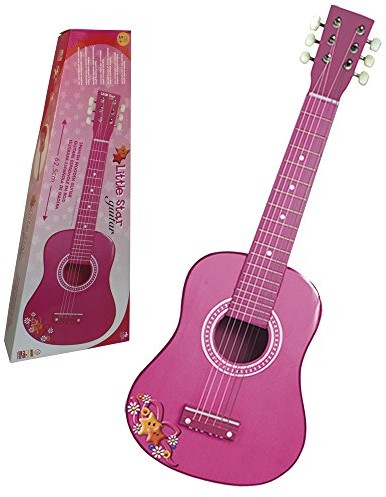 REIG Reig Hiszpańska gitara drewniana, 62,5 cm, różowa REIG7065