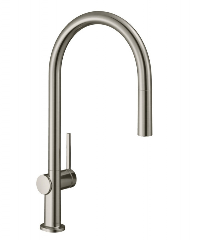Hansgrohe Talis M54 Bateria kuchenna z wyciąganą wylewką stal szlachetna 72803800