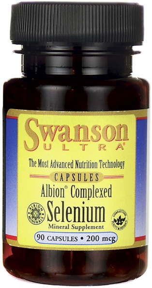 SWANSON Albion Complexed Selenium 200 mcg 90 kapsułek