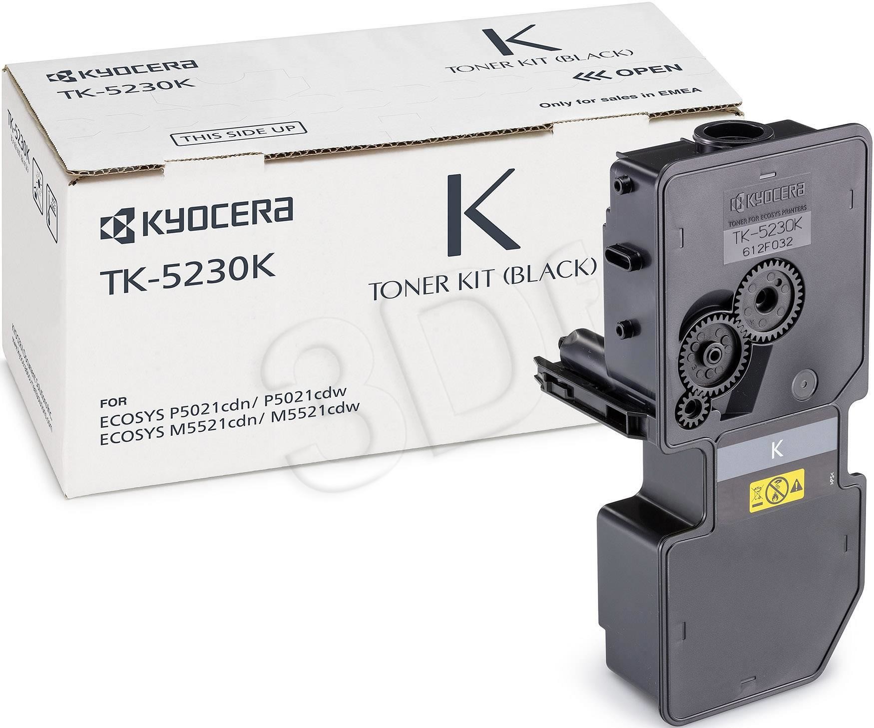 Kyocera Toner Kyocera 1T02R90NL0 (oryginał TK-5230K; 2 600 stron; czarny) 1T02R90NL0