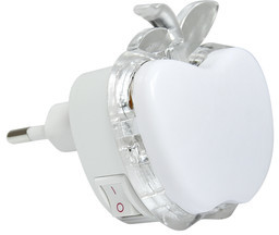 Polux Jabłko LED 0,4W RGB lampka wtykowa Polux 310101 310101