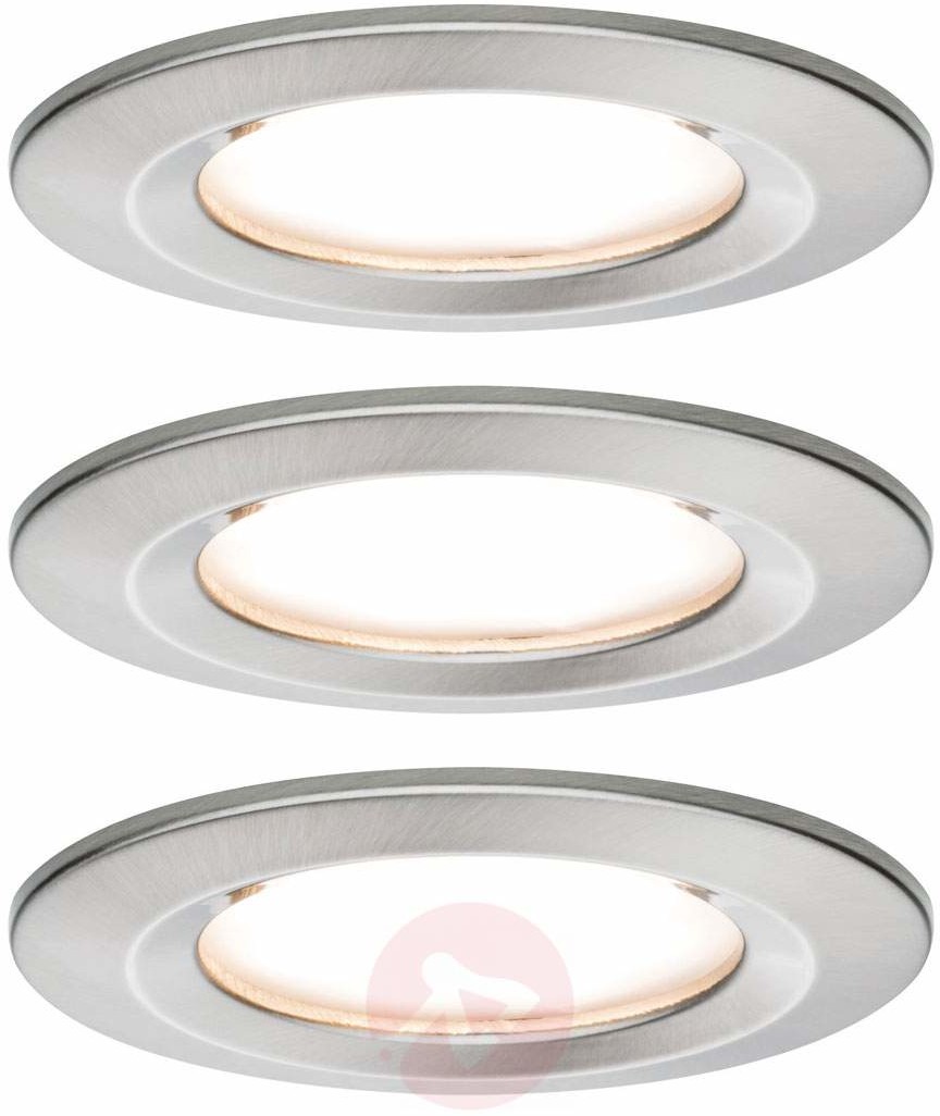 Paulmann 3 szt.spot Nova Coin okrągły, żelazo