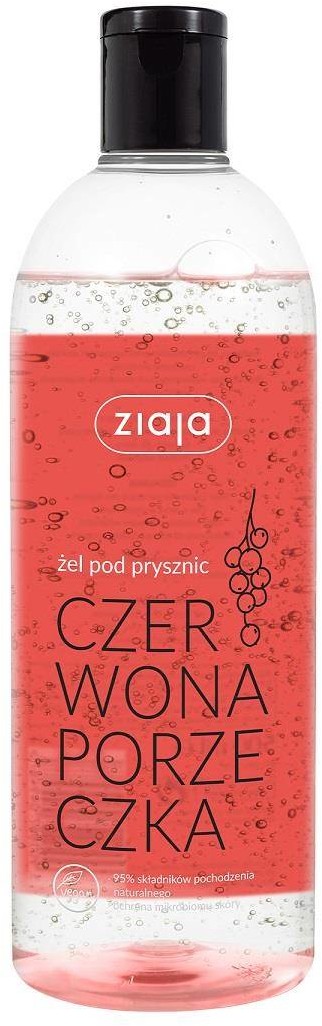 Ziaja Vegan żel pod prysznic Czerwona Porzeczka 500ml 96926-uniw