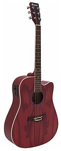 Dimavery JK-510 Western guitar, cutaway, grained 26231389