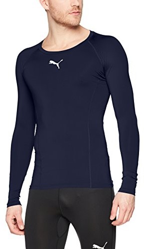 Puma męska ligi Base Layer Tee LS Shirt, czarny, l 655920 20