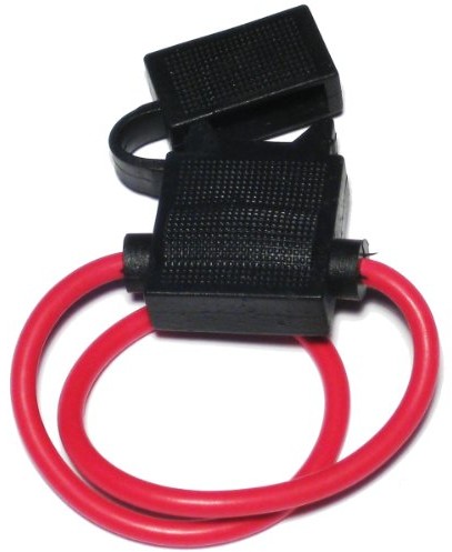 Ett Ett 50509 Obudowa Uchwytu Bezpiecznika Samochodowego Uszczelniona, Czerwony/Czarny 50509