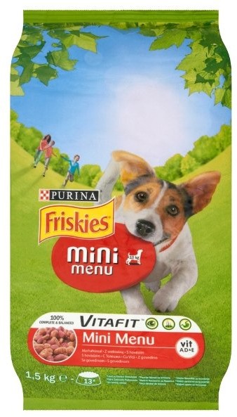 Purina Friskies wołowina 1,5 kg