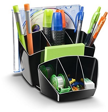 CEP organizer na biurko / 580 szer. 143 x gł. 158 x wys. 93 mm czarny polistyren 185 g 1005800011