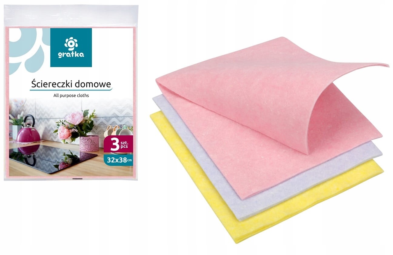 Ścierki ściereczki uniwersalne domowe 3 szt