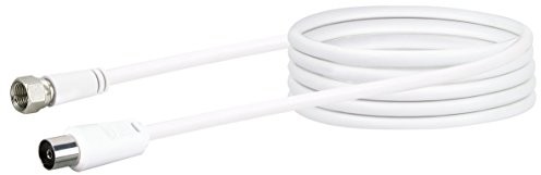 Schwaiger GmbH Schwaiger kvkf30 a002 antena przewód przyłączeniowy 90dB, 3,0 m Biały 4004005300765