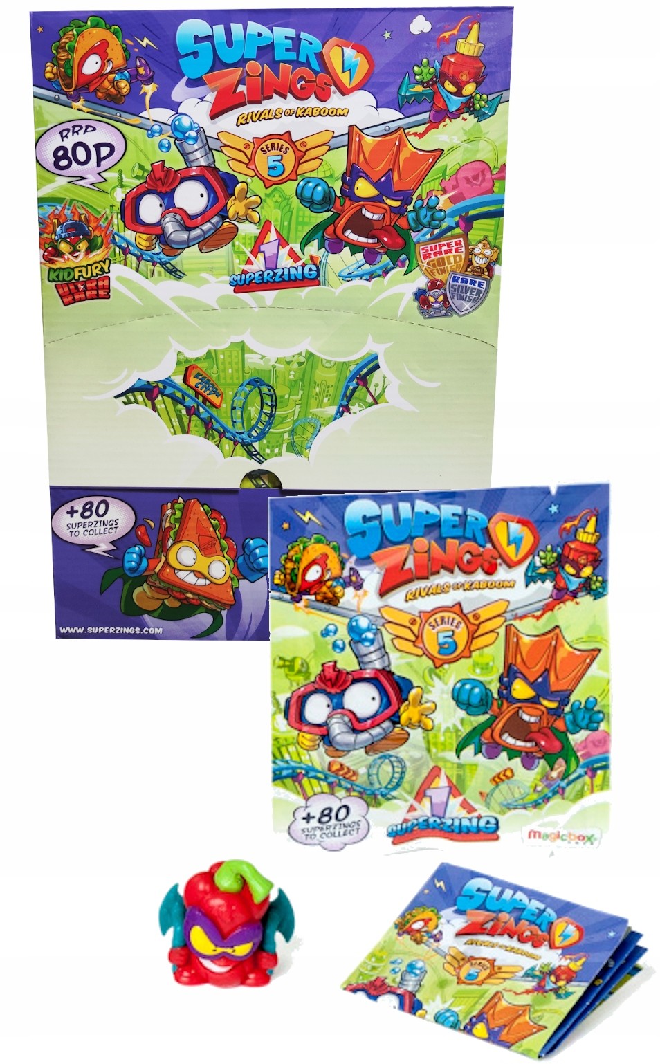 Magic Box Super Zings 5 Saszetka Z Figurka Karton 50 Sztuk