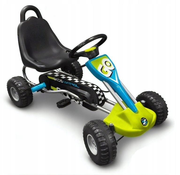 Stamp Gokart Na Pedały niebieski hamulec na 2 koła