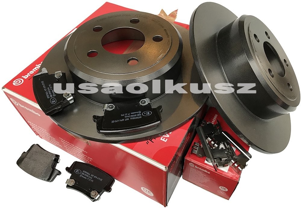 BREMBO Tarcze oraz klocki hamulcowe tylne Dodge Challenger 2015 08.A403.11+P23195