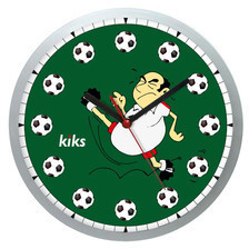 Atrix Zegar ścienny Sport piłkarski kiks ATE2013KS