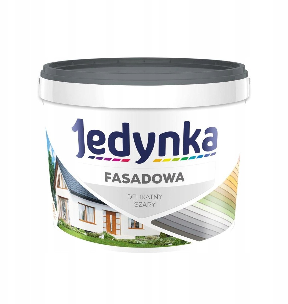 Farba elewacyjna Fasadowa 9 l Delikatny szary