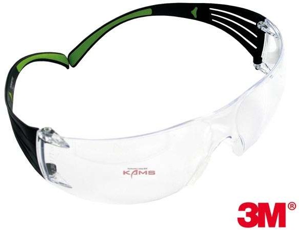 3M BHP okulary OCHRONNE SF201AS BEZBARWNE SECUREFIT DE272967345