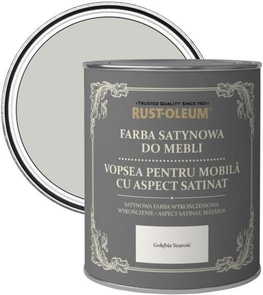 Rust-Oleum Farba do mebli Rust-Oleum gołębia szarość satyna 0 125 l R0070115X5