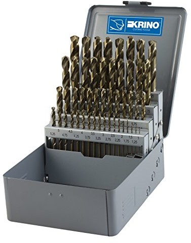 KRINO Krino 01155412 Co wiertło Kobalt raportowane, zestaw 49 części, stal