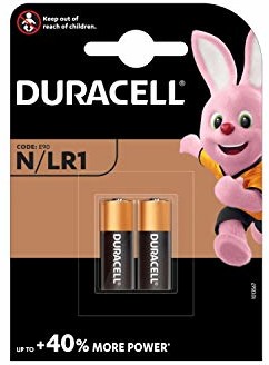 Duracell Specialty N bateria alkaliczna 1,5 V, 2 sztuki (E90/LR1) zaprojektowana do stosowania w latarkach, kalkulatorach i lampkach rowerowych DURMN9100B2