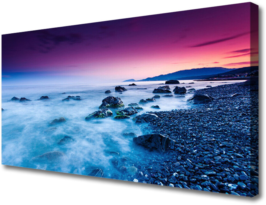 PL Tulup Obraz na Płótnie Ocean Plaża Krajobraz 100x50cm