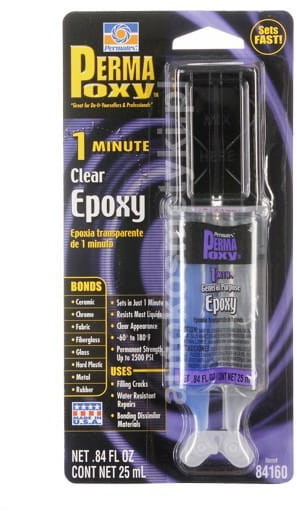 Tytan PERMATEX EPOKSYDOWY PRZEZROCZYSTY SZYBKOSCHNĄCY 1 MINUTOWY 25ML BIS 60-023 [6681429]