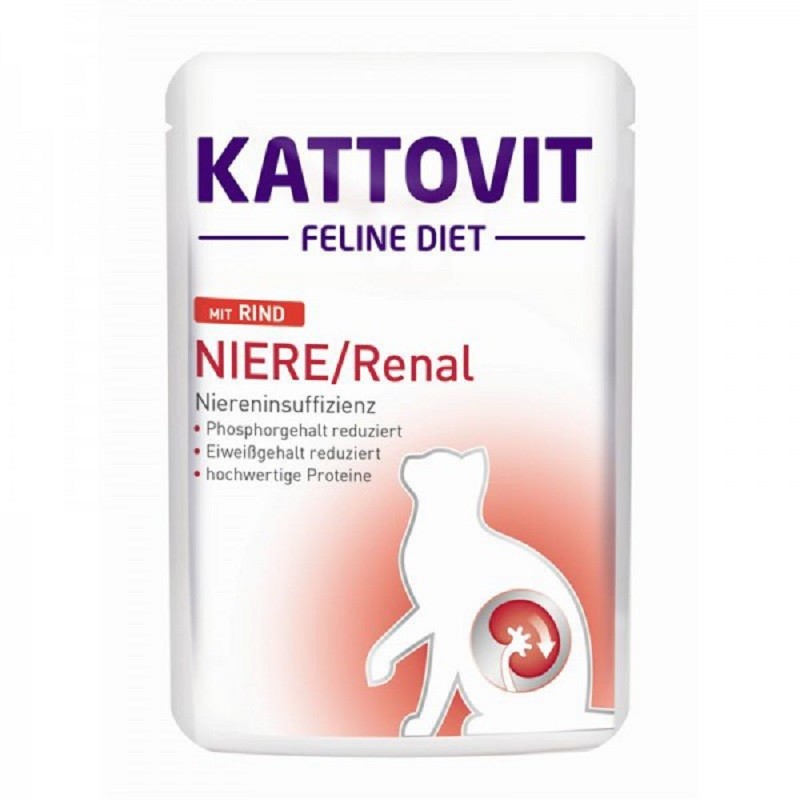 KATTOVIT Renal wołowina saszetka 85g