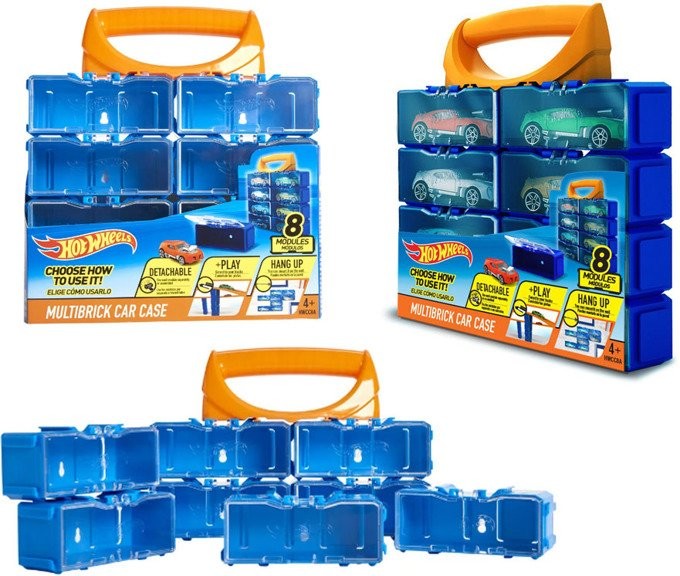 Mattel Modułowa Skrzynka Walizka na 8 Pojazdów