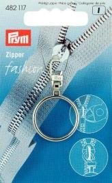 Unbekannt Prym Fashion zamek, pierścionek, w kolorze srebrnym, 1 szt. 482117