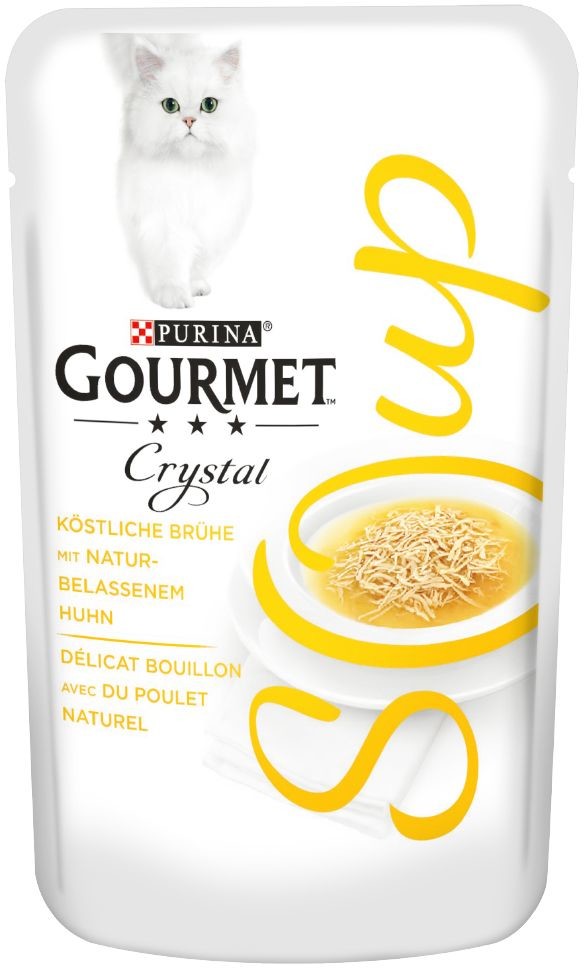Purina Gourmet Soup, 4 x 40 g - Tuńczyk i sardele