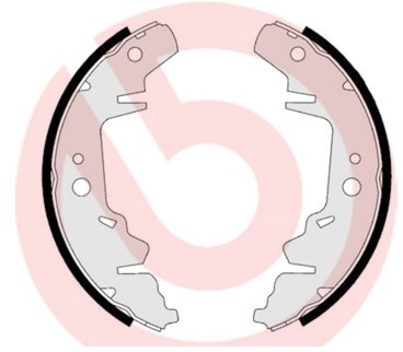 BREMBO Zestaw szczęk hamulcowych S 11 501