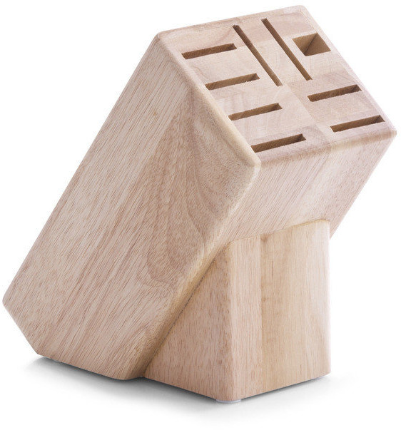Zeller Drewniany stojak na noże ZELLER, beżowy, 25x13 cm