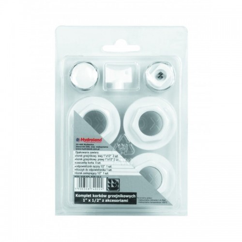 Hydroland Zestaw korków grzejnikowych KOR.KPL.S.M KOR.KPL.S.M