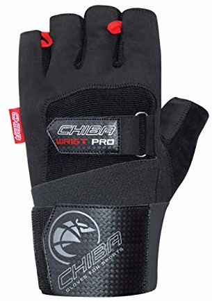 CHIBA Wristguard Protect rękawice treningowe, czarne, XL 40138