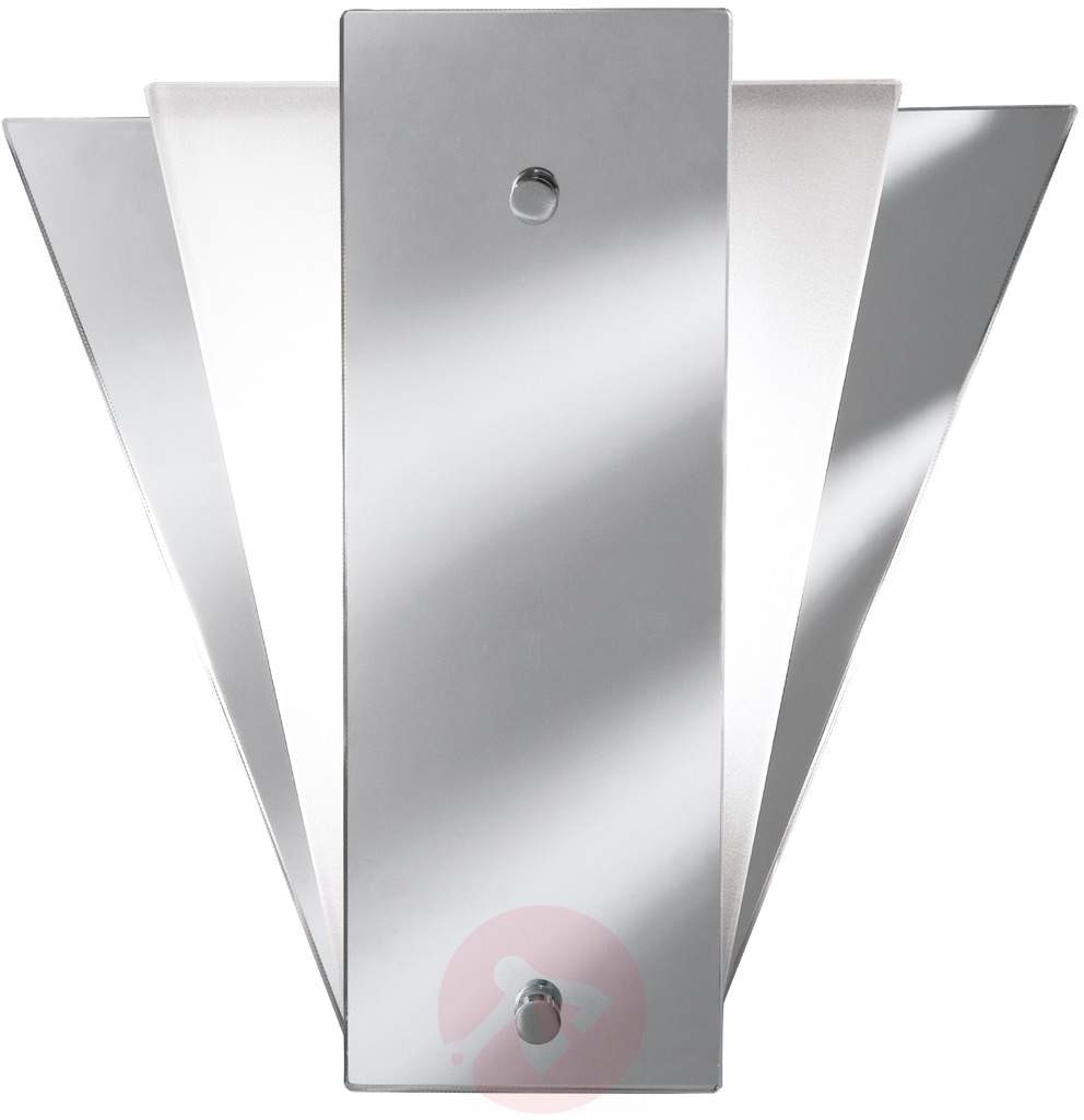 Nowoczesna lampa ścienna z lustrem LEWIS, biała