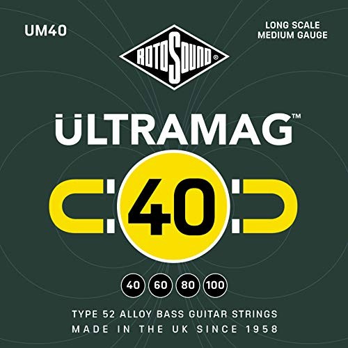 Rotosound UM40 Ultramag Struny do gitary basowej | 40-130 UM40