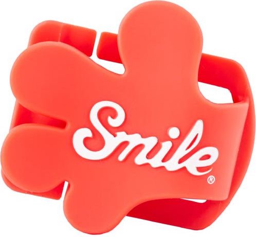 Smile klips do mocowania osłony obiektywu Giveme5 czerwony 16400
