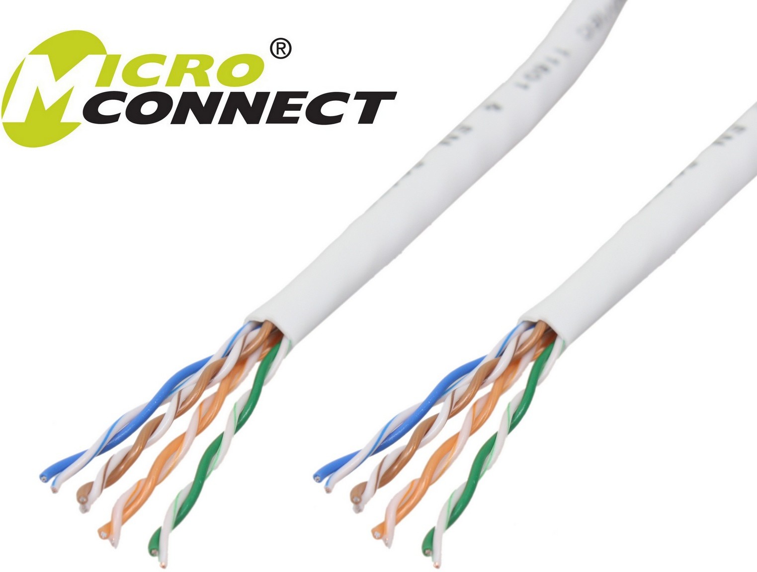 MicroConnect Kabel instalacyjny U/UTP CAT6 305m PVC szary KAB010-305C KAB010-305C