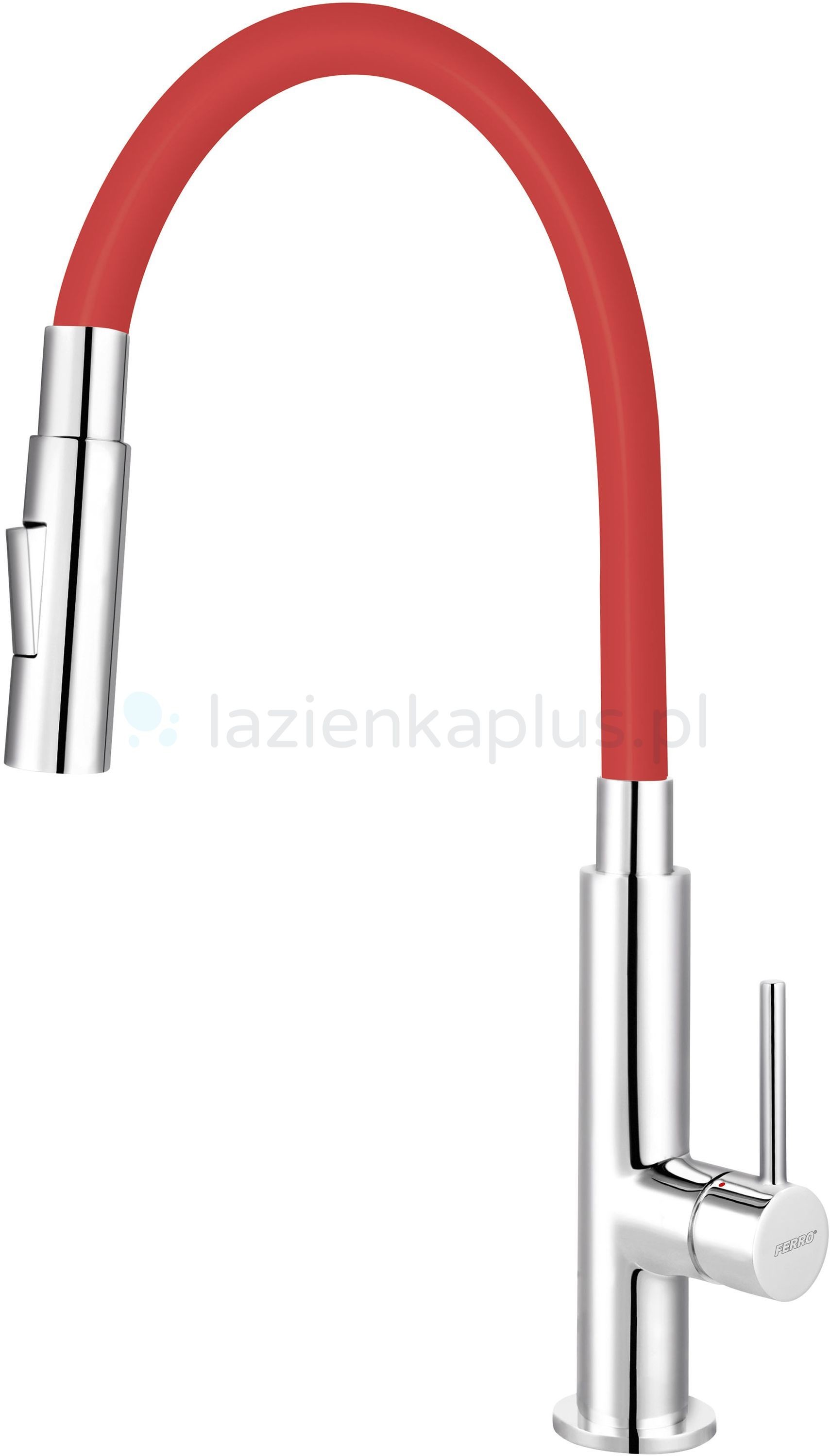 Ferro Zumba Slim 2F bateria kuchenna chrom czerwony BZA43R
