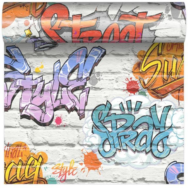 Tapeta GRAFFITI  Papierowy