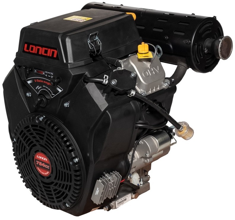 Loncin Polska SILNIK LC2V80FD-A SPALINOWY BENZYNOWY V-TWIN V2 27 KM DWUCYLINDROWY WAŁ POZIOMY WALCOWY 25,4 mm MOTOR HONDA ,VANGUARD , BRIGGS , KOHLER - EWIMAX - OFICJALNY DYSTRYBUTOR - AUTORYZOWANY DEALER LO LC2V80FD-A